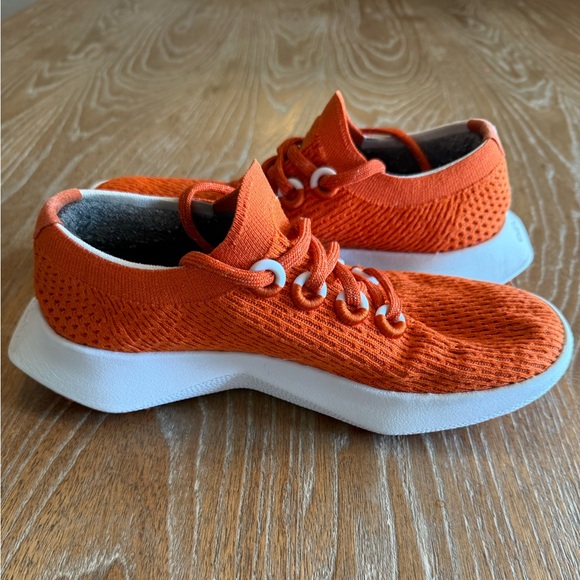 ALLBIRDS Tree Dasher 2 Women’s Orange Knit Running Sneakers Size 7 - Picture 8 of 13